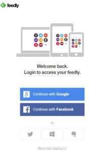 feedly for your reading