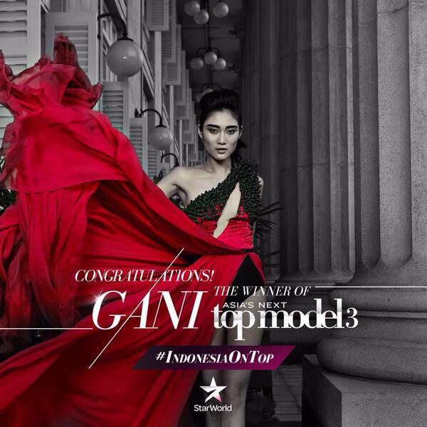 ayu gani pemenang asia next top model