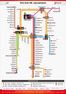 naik kereta api - peta rute commuter line