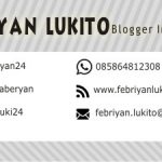 kartu nama untuk blogger