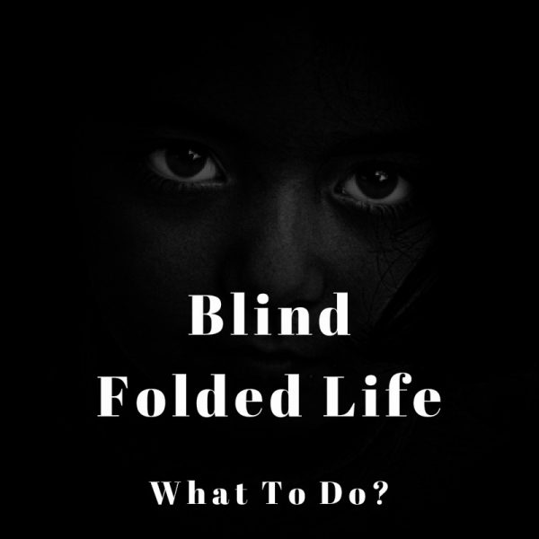 blind folded