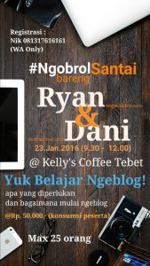 ngobrol santai soal blog