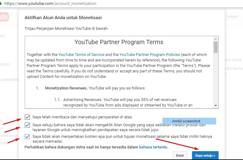 panduan lengkap mendaftar adsense di youtube