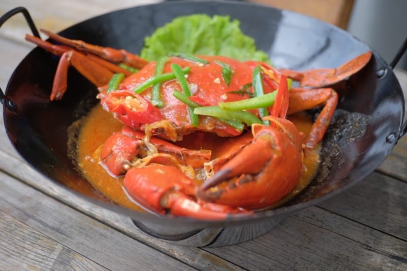 dapur seafood pantai mutiara - kepiting saus padang