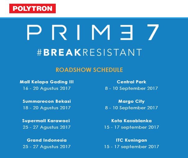 jadwal roadshow polytron prime 7