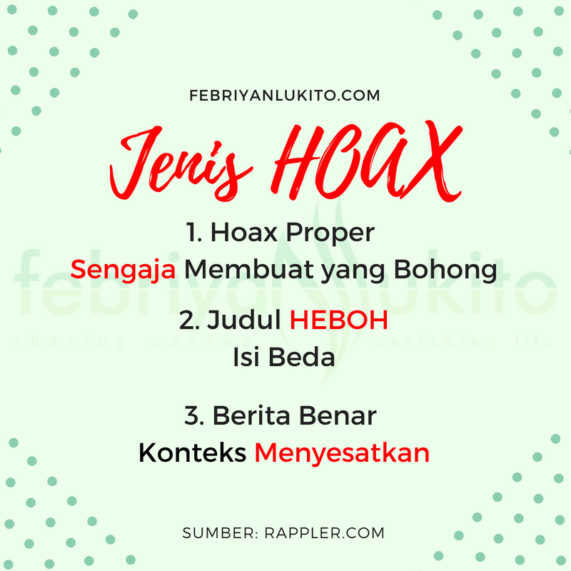 gerakan anti hoax dan blogger 