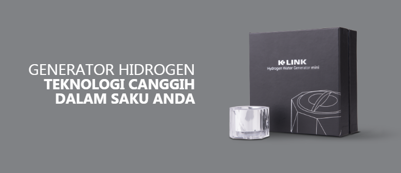 penghasil air super antioksidan - klink hydrogen generator mini