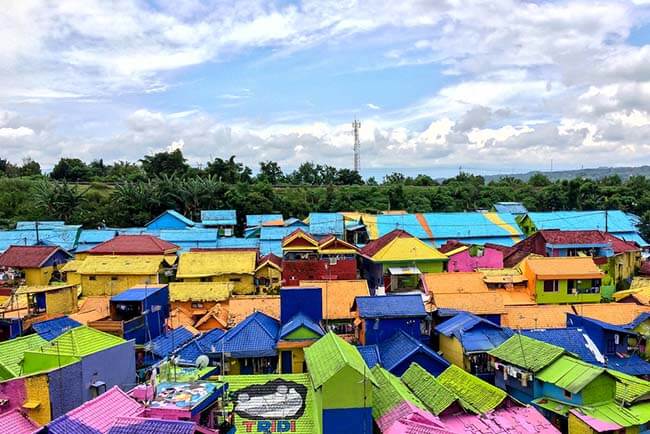 salah satu tempat wisata di malang kampung wisata jodipan