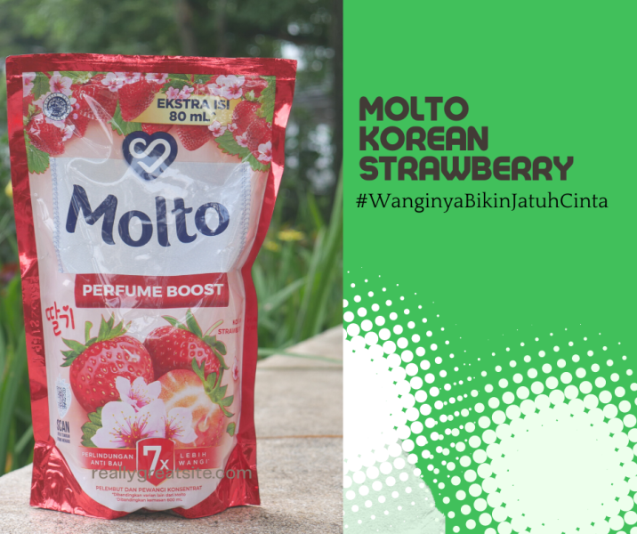 cara memilih pelembut dan pewangi pakaian - molto korean strawberry